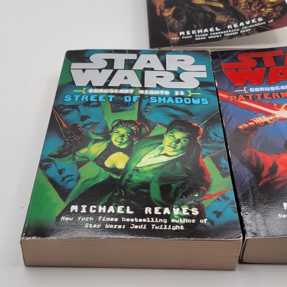 Michael Reaves Star Wars Coruscant Nights Trilogy Paperback‎ Legends Lot Good - Picture 3 of 15